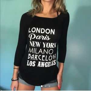 Cities 3/4 length shirt